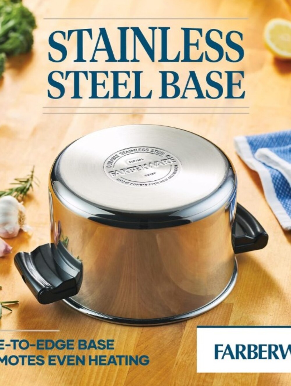 FARBERWARE Stack & Steam 3 Quart Saucepot and Steamer Insert BRAND-NEW UNOPENED - Picture 10 of 12
